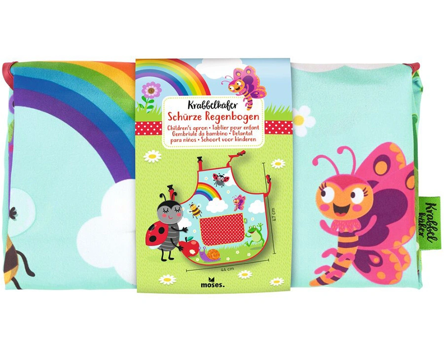 Gartenschürze KRABBELKÄFER REGENBOGEN