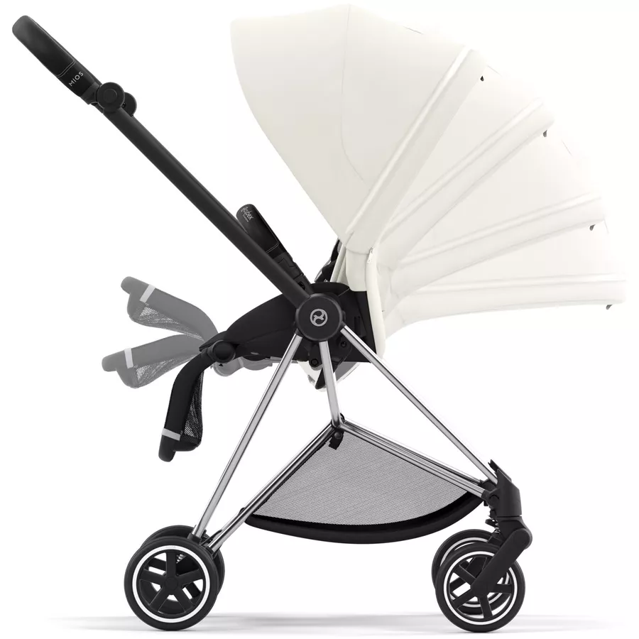 cybex PLATINUM Kombikinderwagen New Mios Chrome Black Off White