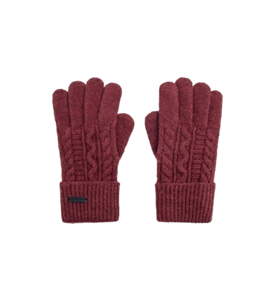 Luvas Pepe Jeans Tallis, cor bordô