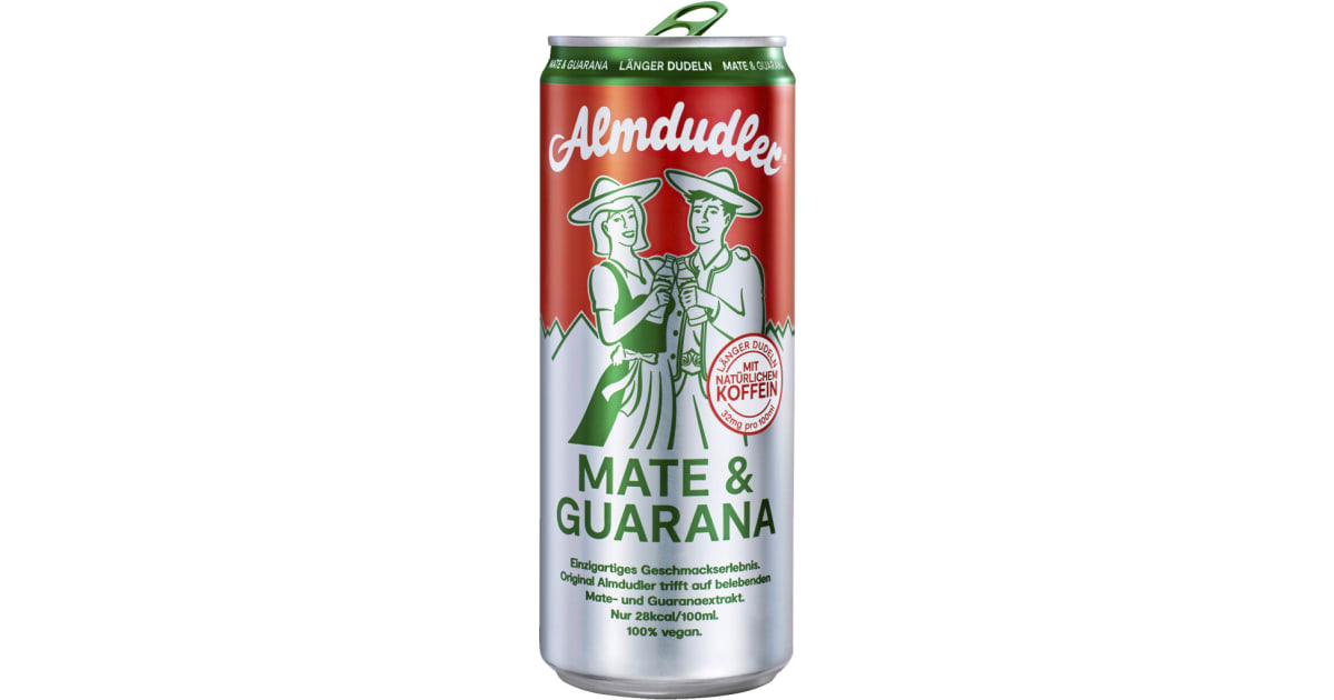 Almdudler Mate-Guarana 0,33 Liter Dose (Einweg)