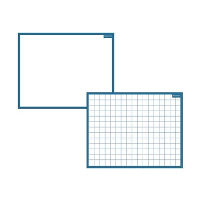 Bouchut - Ardoise mini effaçable - petits carreaux/blanc - 21 x 26,5 cm