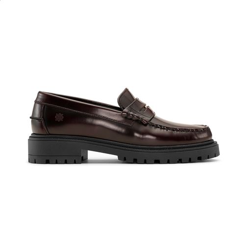 Playboy Footwear Birgitte Loafers, Bordo Polido, 38