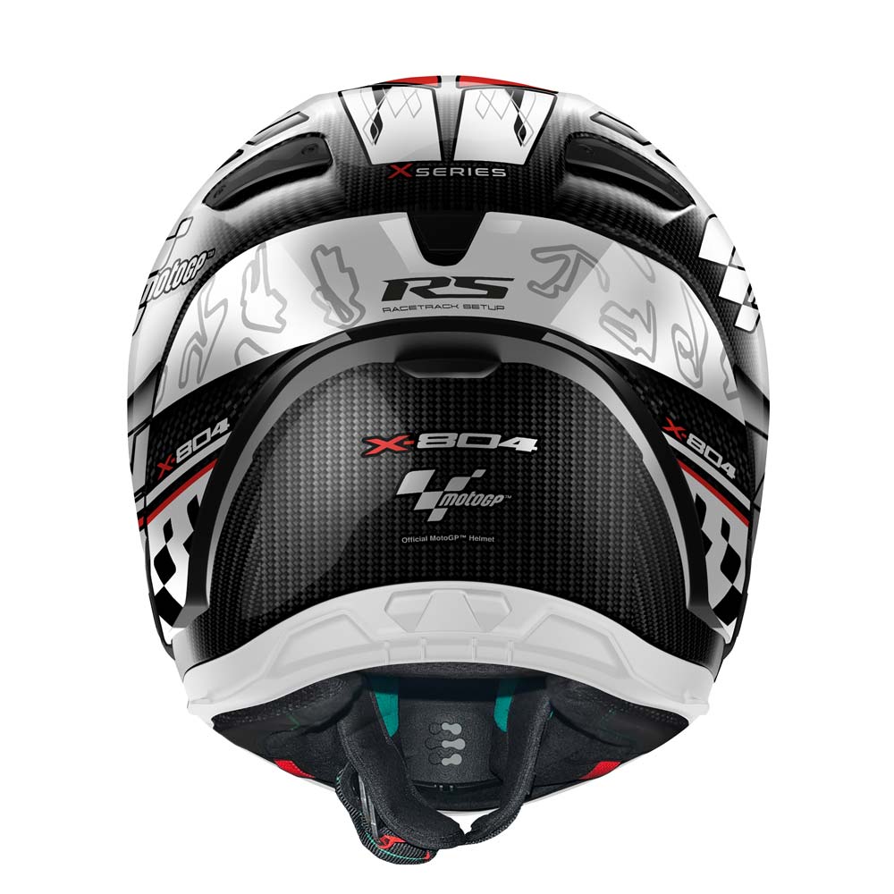 Nolan - Casque X-804 RS Ultra Carbon MotoGP Carbone / Blanc / Rouge