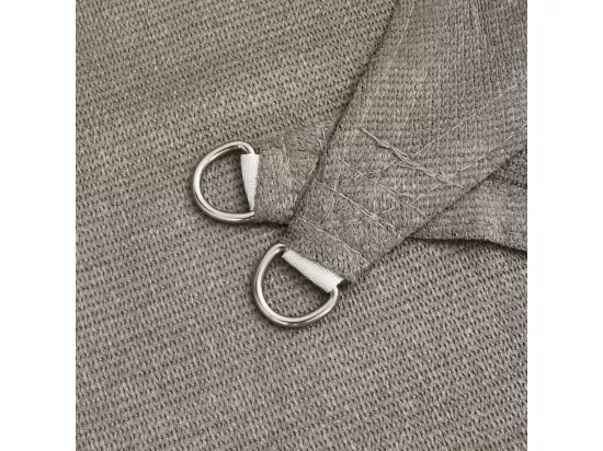 Voile d'ombrage 160 g/m² rectangulaire gris clair 4x7 m PEHD