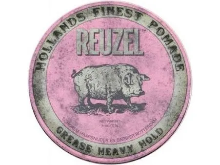 REUZEL Styling Pink Pomade Grease Heavy Hold 113 g