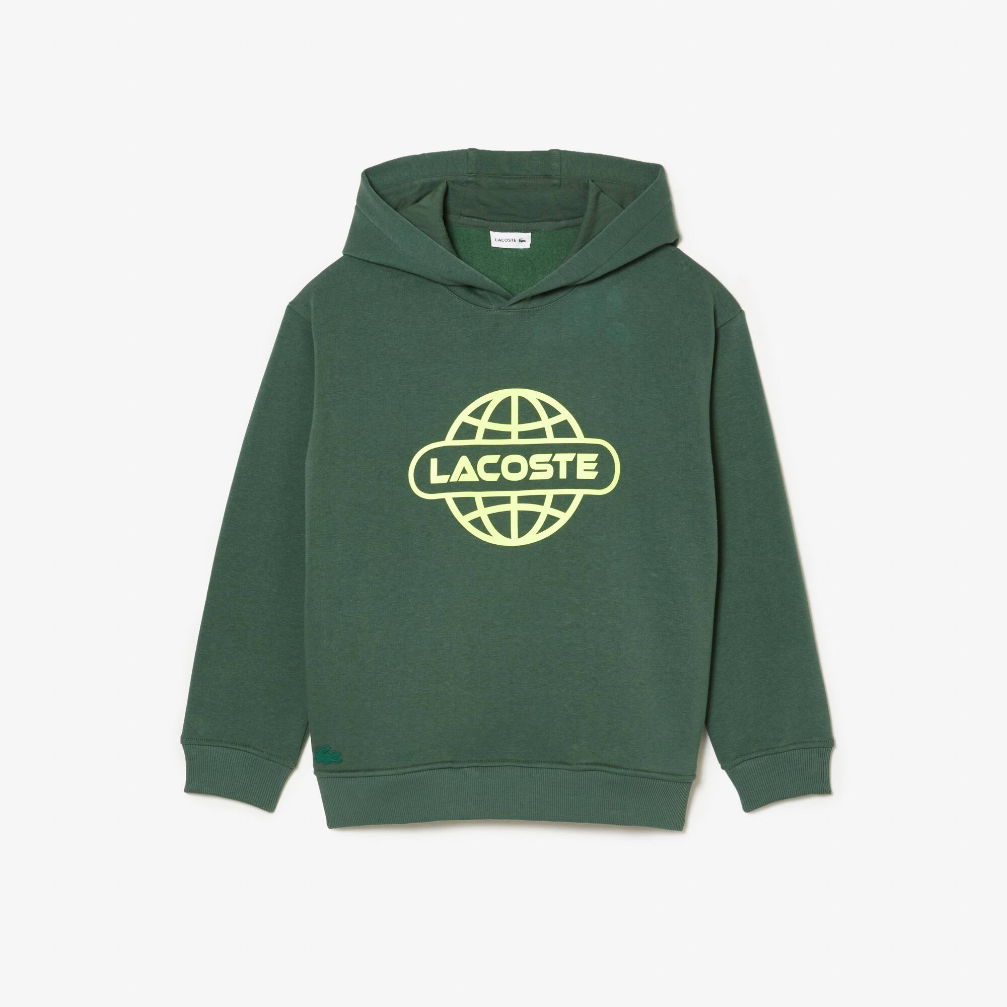 Sweatshirt à capuche avec imprimé Pullovers & Sweatshirts - Vert - Lacoste - Enfant