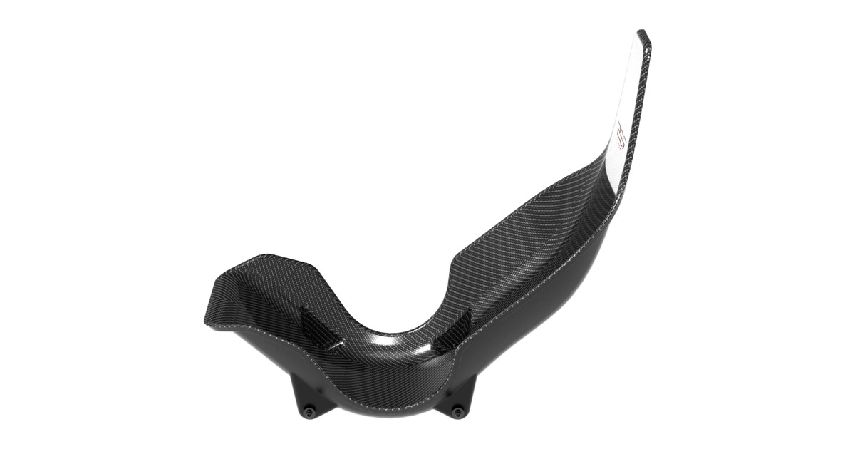 Res-TechX1 Carbon Seat gamestoel  (Geel)