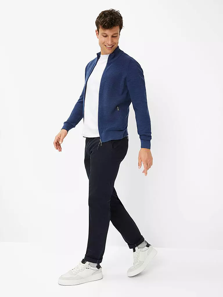 BRAX Strickjacke JOHN blau