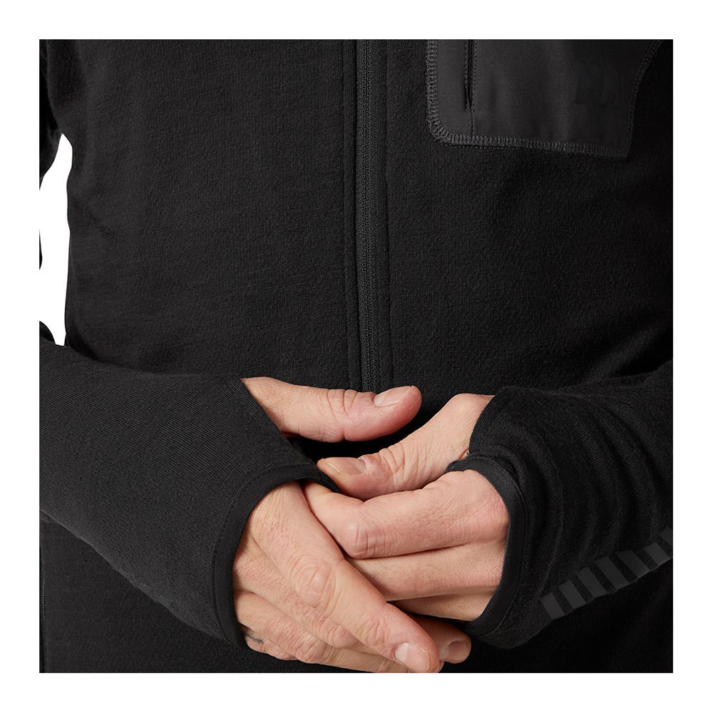 Helly Hansen LIFA MERINO MIDLAYER - Sous-couche Homme black
