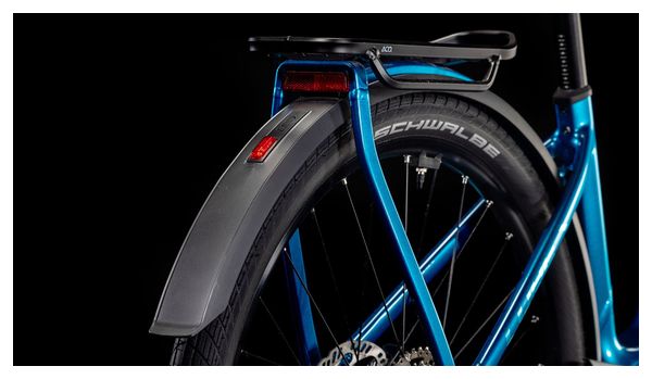 VTC Électrique Cube Kathmandu Hybrid EX 800 Easy Entry Shimano Cues 11V 800 Wh 700 mm Bleu Electric 2025