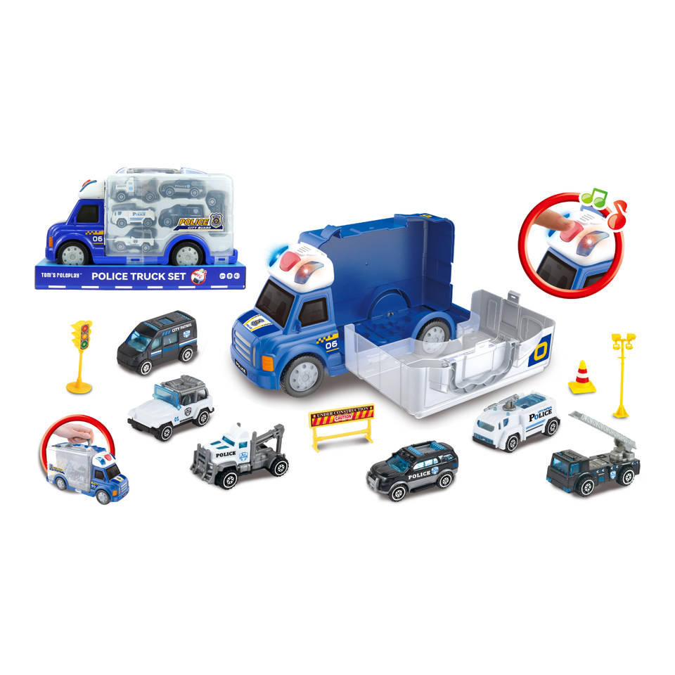 Politie speelset met opbergkoffer