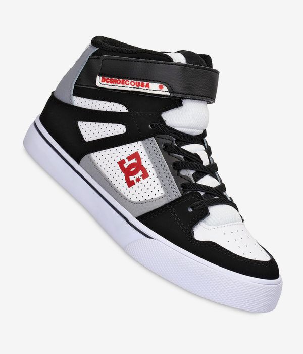 DC Pure High Top Schuh kids (white black red)