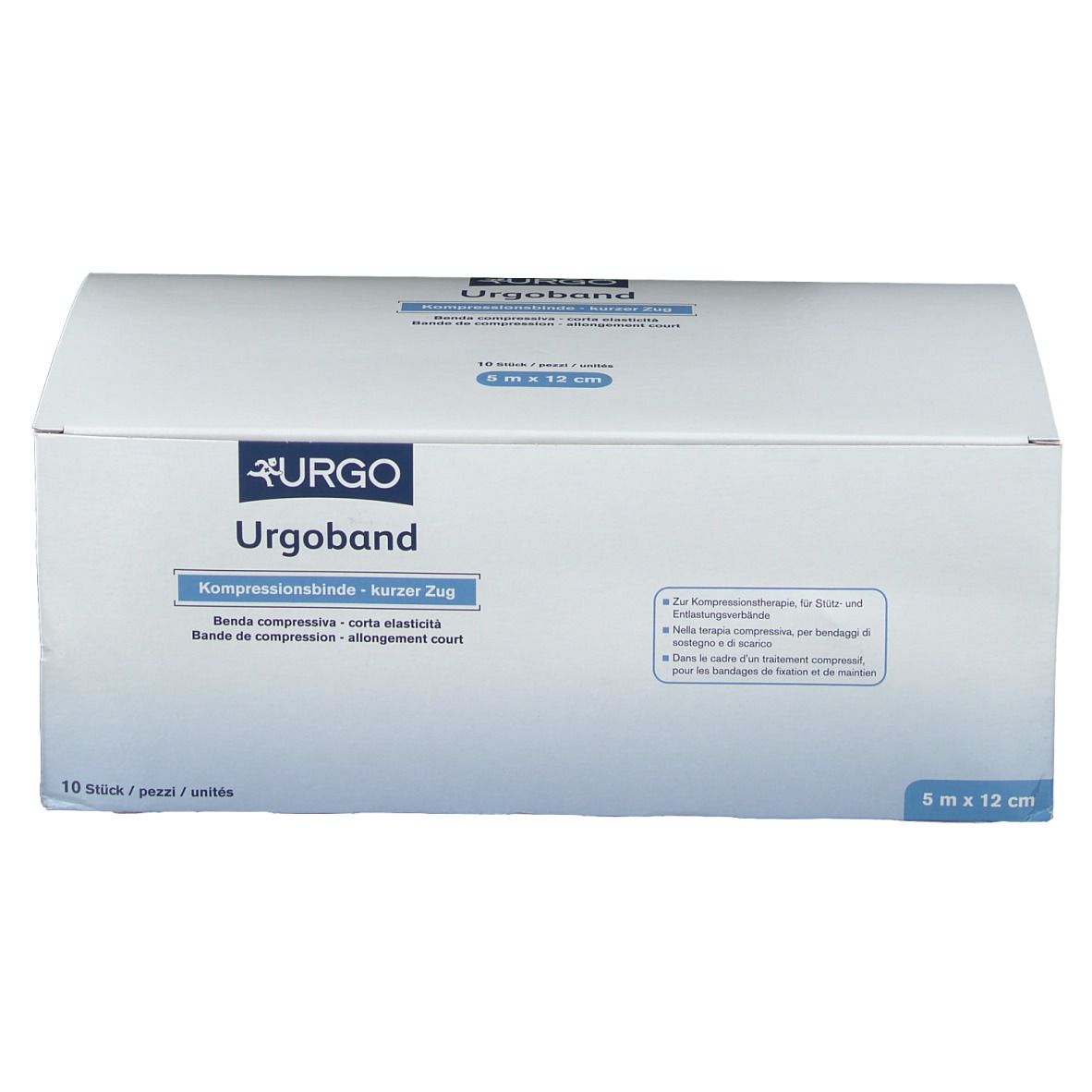 Urgoband Kompressionsbinde kurzer Zug 12 cm x 5 cm