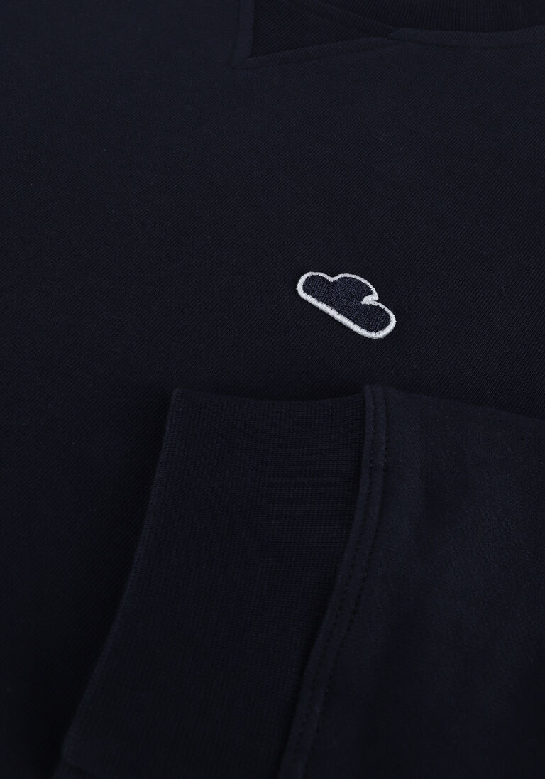 THE GOODPEOPLE donkerblauwe the goodpeople sweater liam