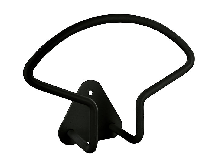 Patère murale filaire arc Cime L. 17,8 cm, acier noir