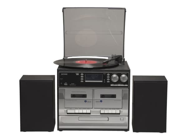 Denver MRD-166 DAB-radio CD / MP3-spelare Dubbelkassett Digital spelare Skivspelare Radio Digital inspelare 4Watt