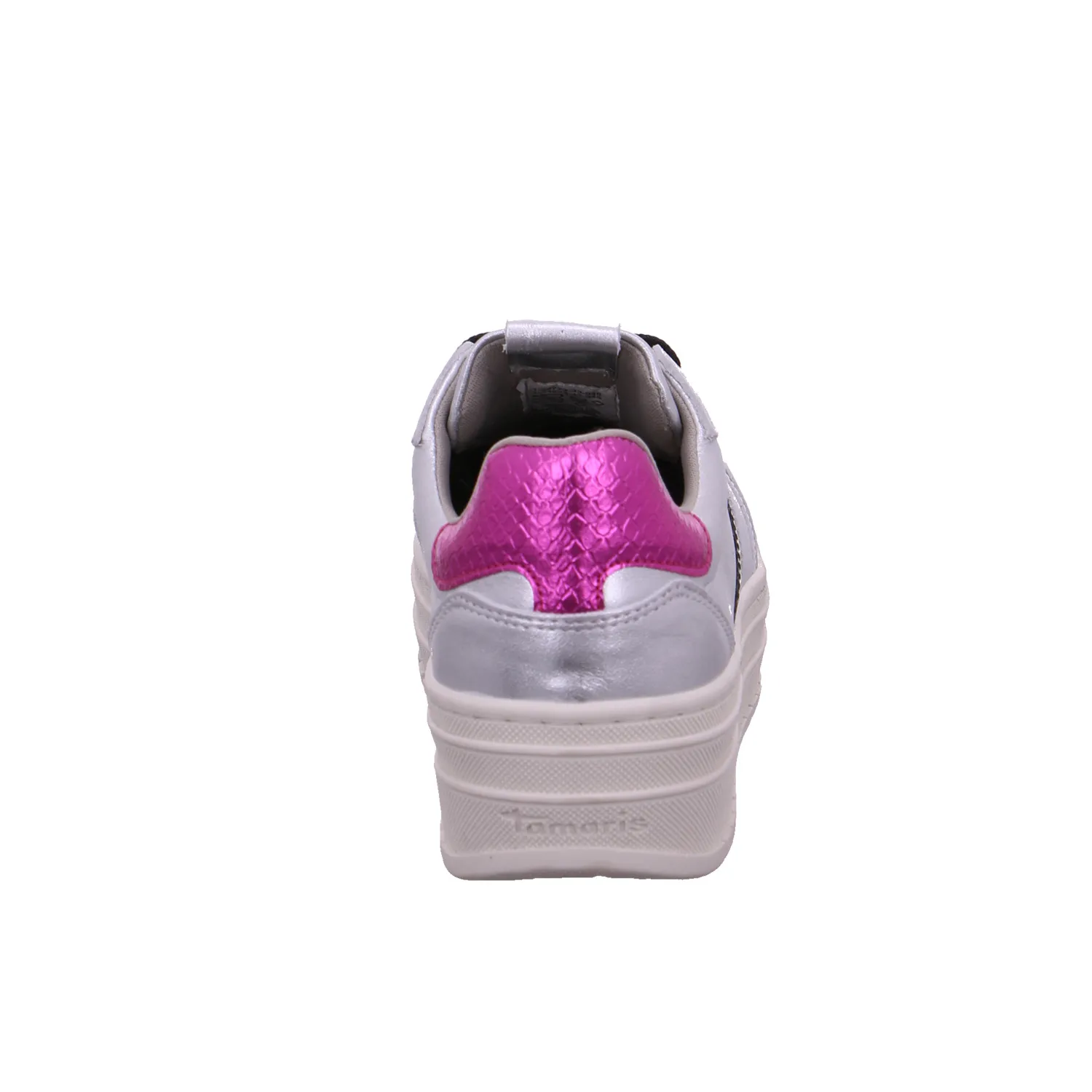 TAMARIS Sneaker Silber Leder