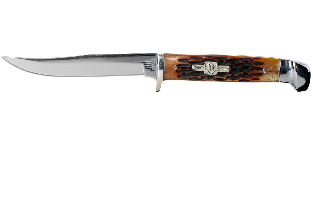 Rough Ryder Small Hunter Amber Bone RR1033 jachtmes