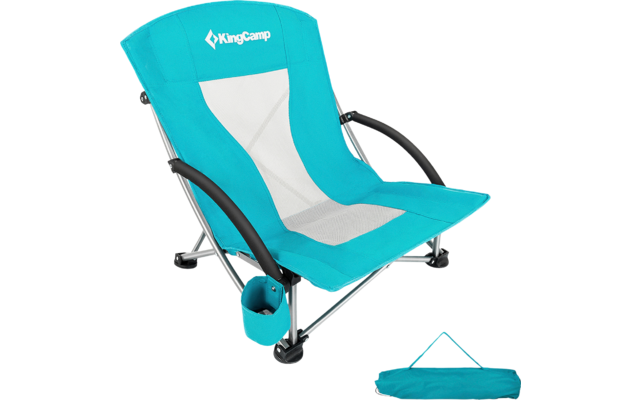 KingCamp Beach Chair bequemer Faltstuhl mit Liegestuhl-Komfort