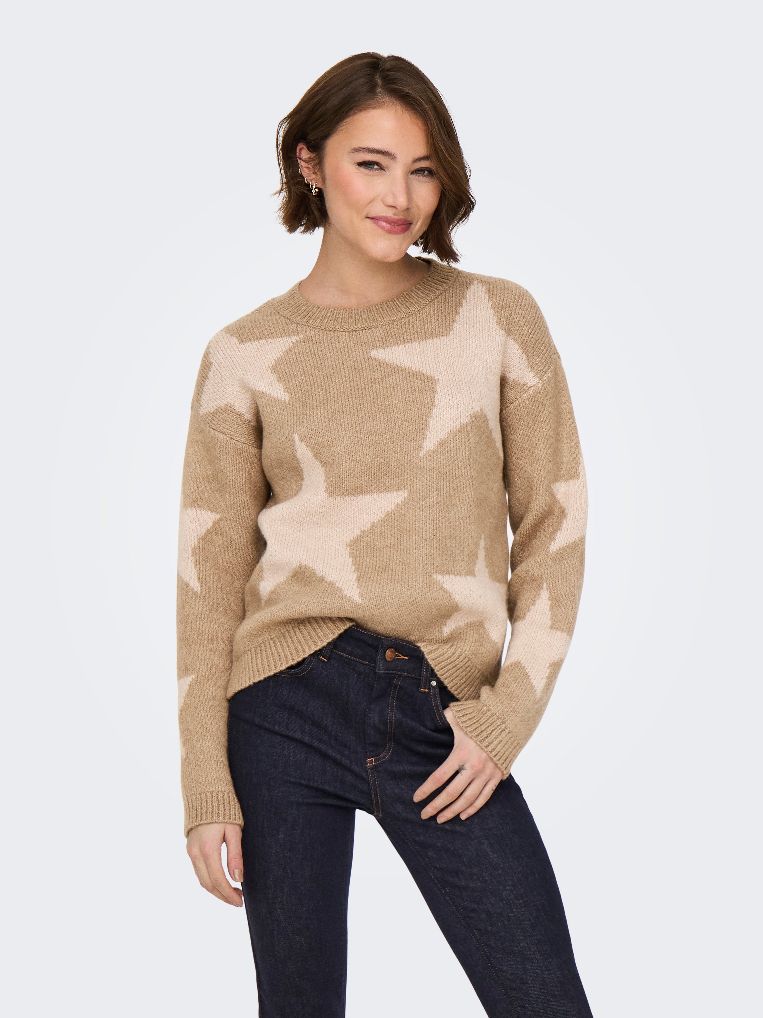 ONLJESSICA Strickpullover Toasted Coconut