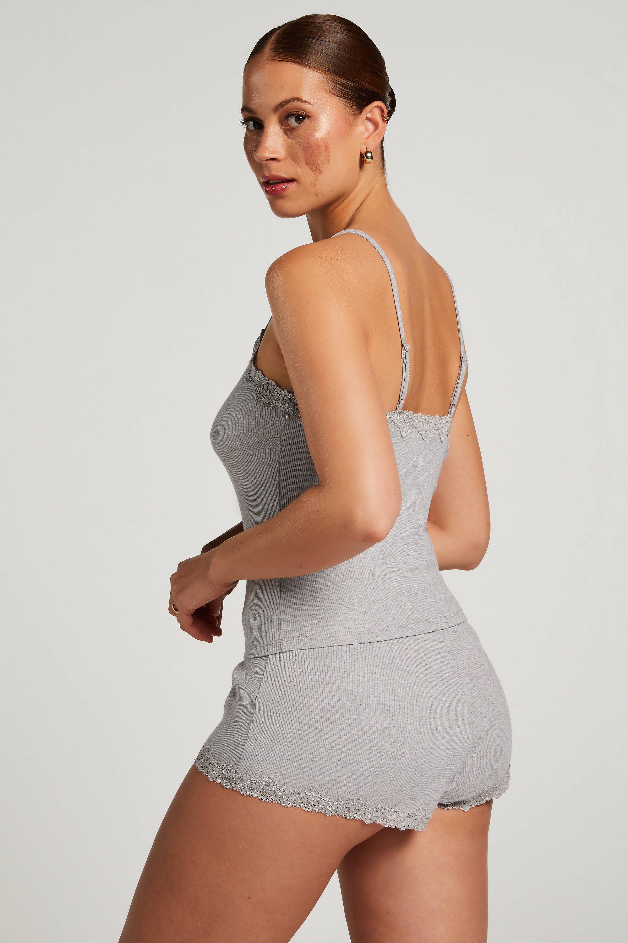 Hunkemöller shortama grijs