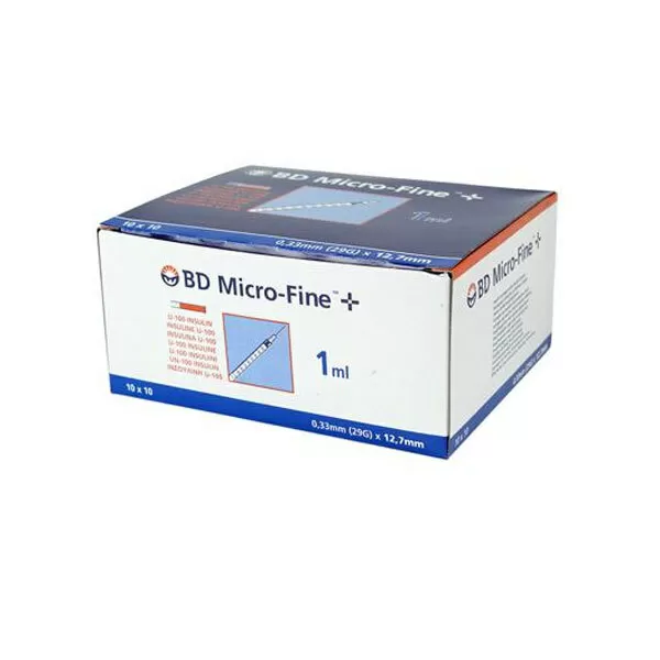 BD Micro Fine  insulinsprøjte 1 ml - 100 stk.