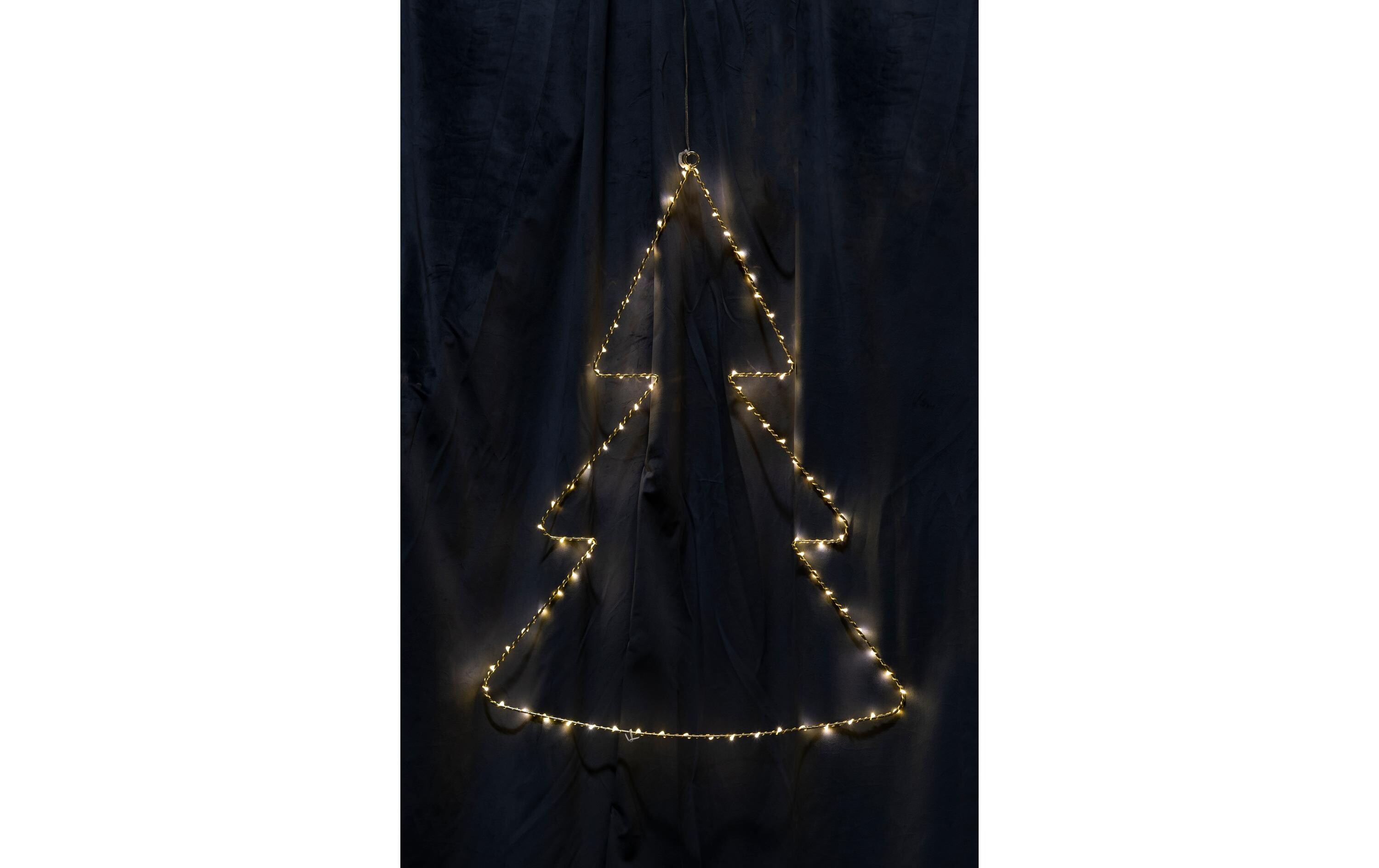 Fensterhänger Liva Tannebaum, 70 cm, GoldLED- Tannenbaum