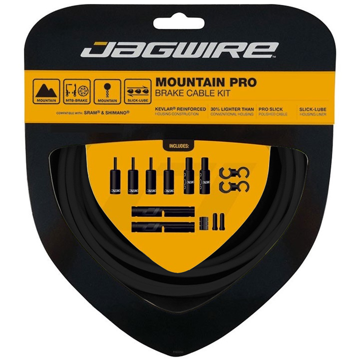 Jagwire Pro bremse kabelsæt MTB sort