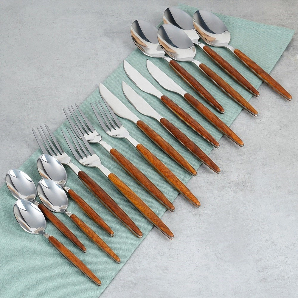 Ménagère 16 pièces styleWOOD