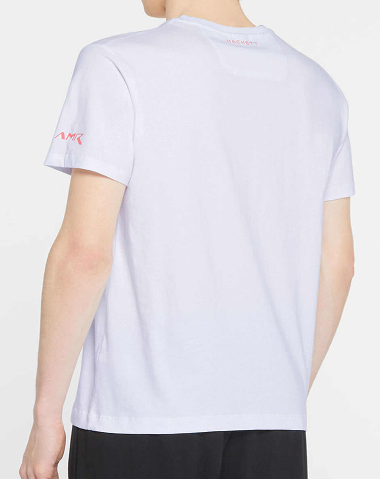 Hackett London T-Shirt Logo Aston Martin Racing blanc