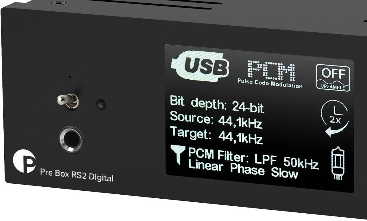 Pro-Ject Pre Box RS2 Digital Noir Préamplis hi-fi