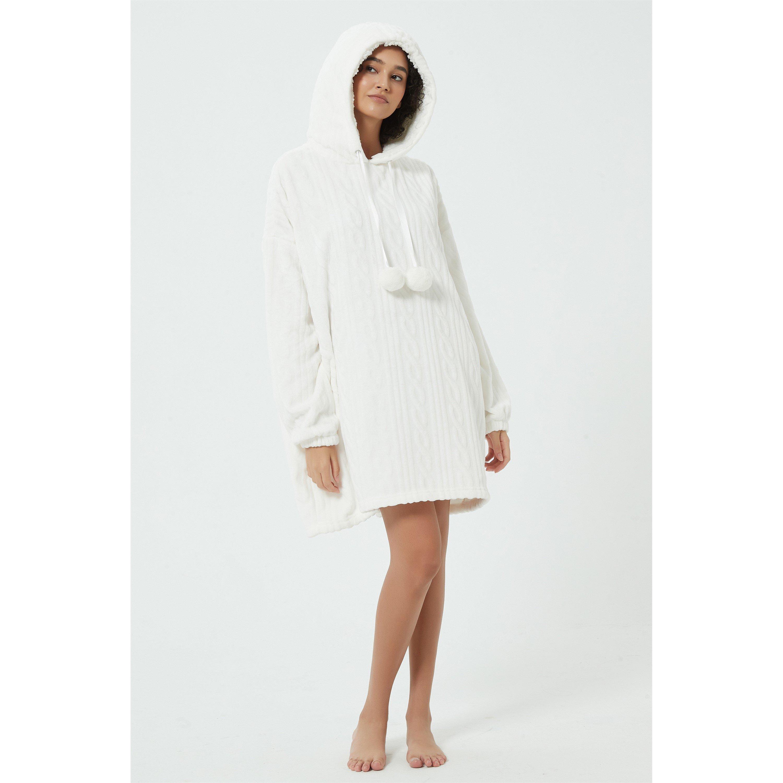Linea Ladies Cable Snuggle Hoodie