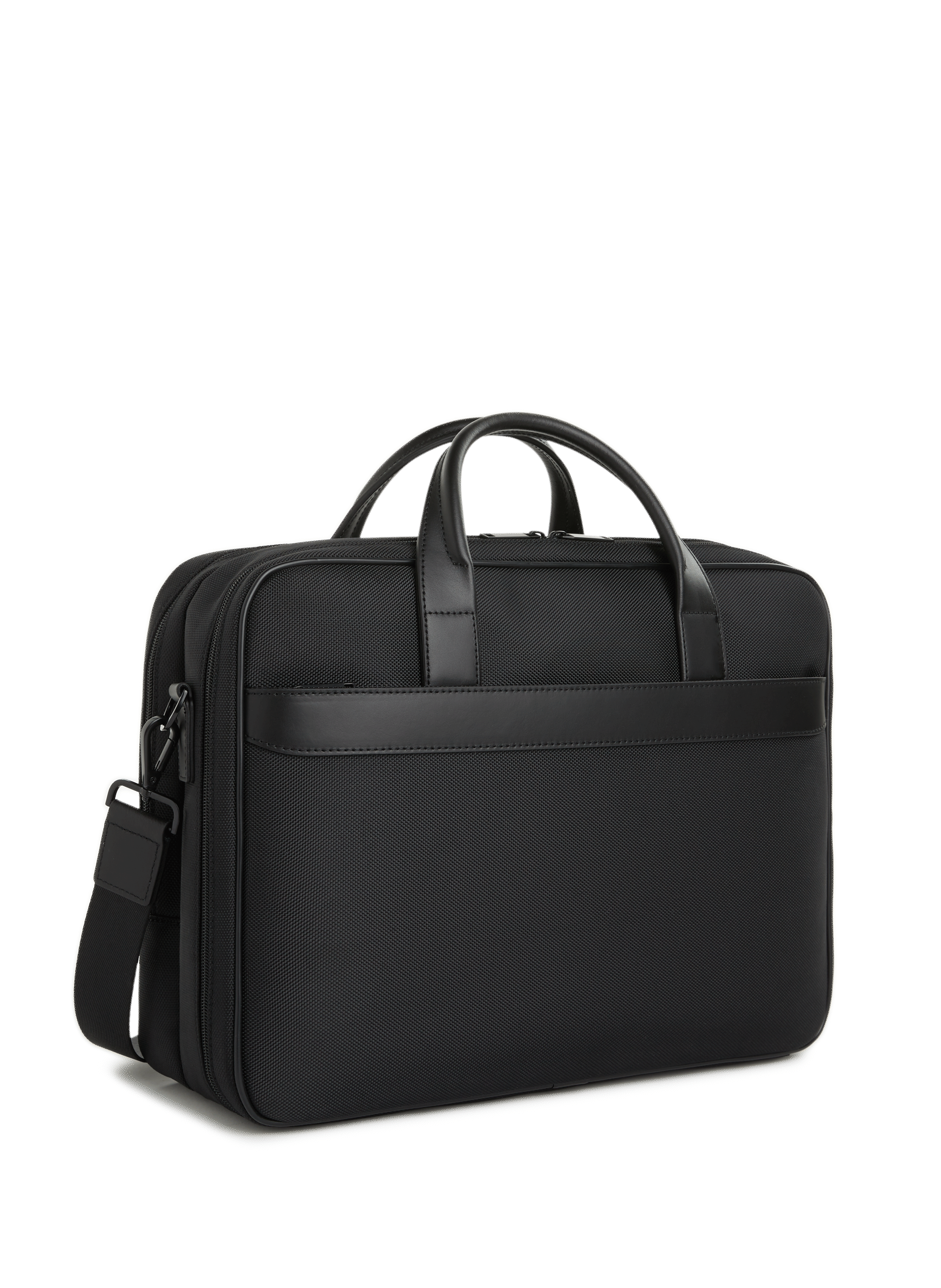 Porte document en toile | Noir