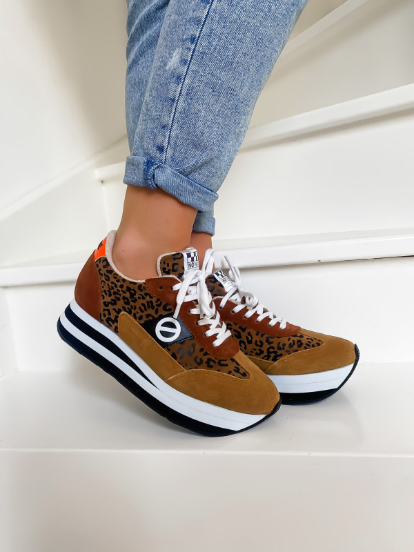 No Name - FLEX M JOGGER Tan/Brown