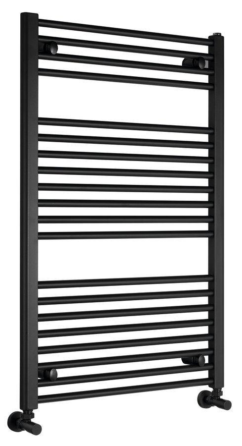 Aqualine Direct badkamer handdoek radiator 60x96cm zwart 597W