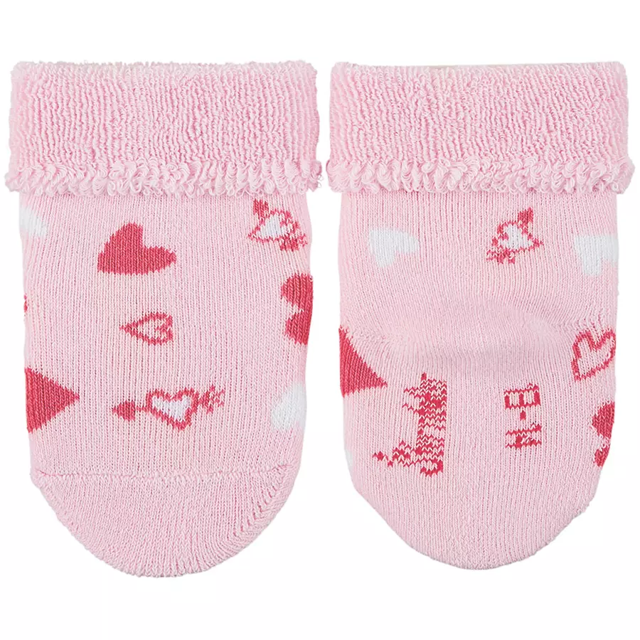 Sterntaler Baby-Socken 3er-Pack Erdbeer weiß