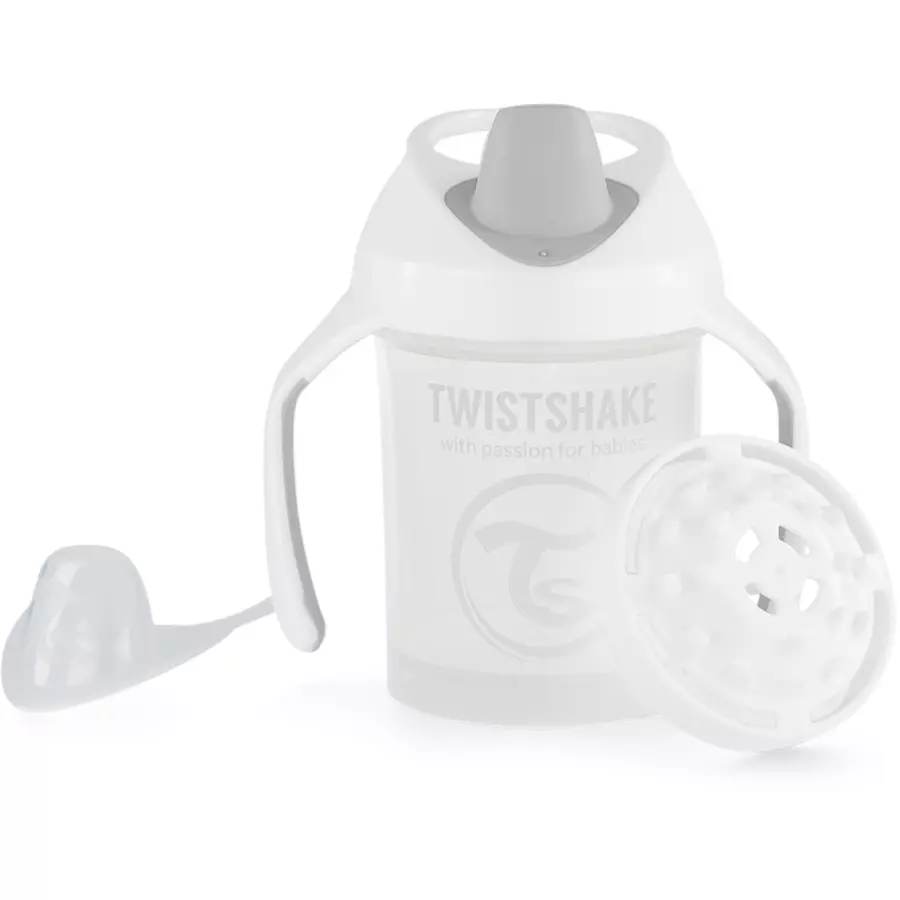 TWISTSHAKE Trinkbecher Mini Cup 230 ml, weiß ab 4+ Monaten