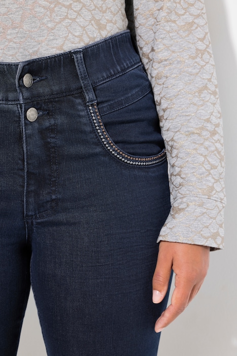 Jeans, Slim Fit, 5-Pocket, mit recycelten Polyester
