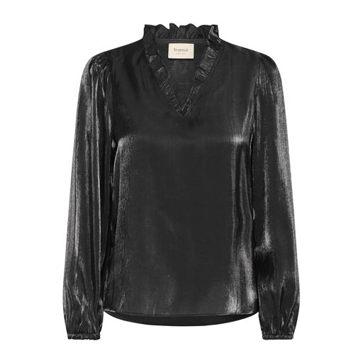 Fransa Yolanda Bluse, Black, XXL