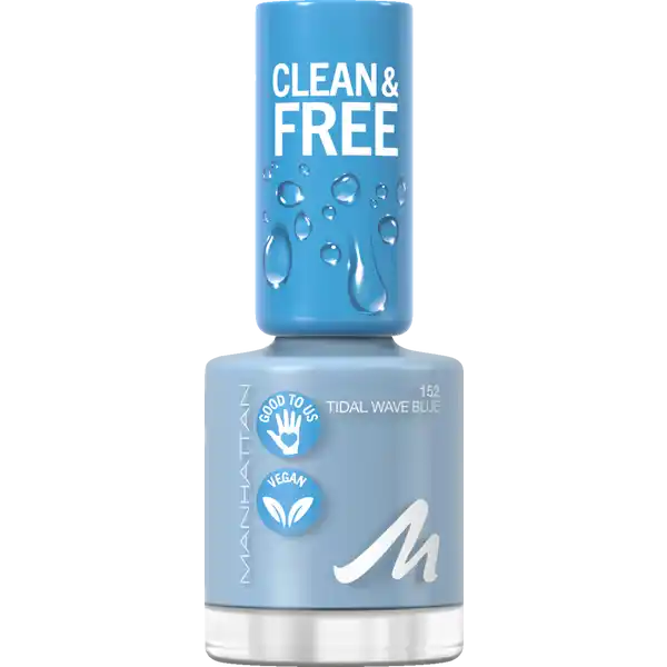 Clean & Free Nail Polish 152 Tidal Wave Blue