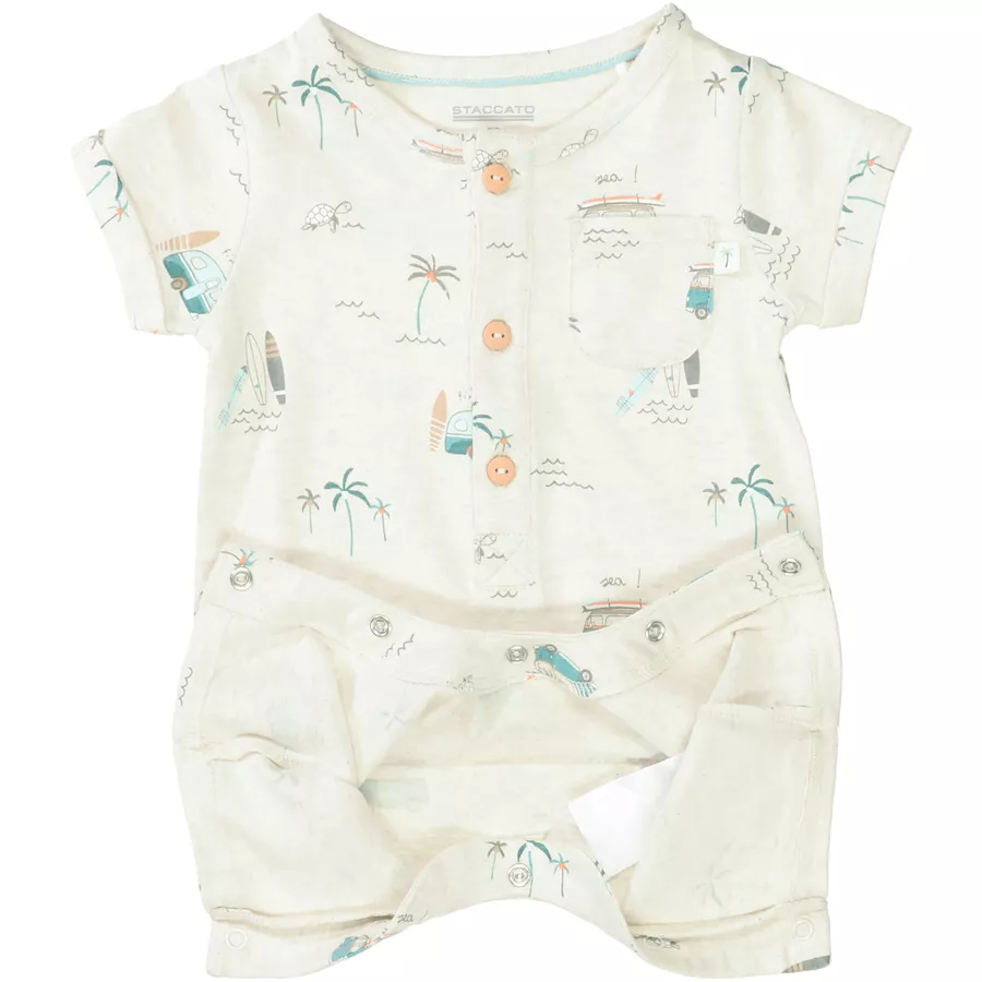 Staccato Overall beige melange gemustert