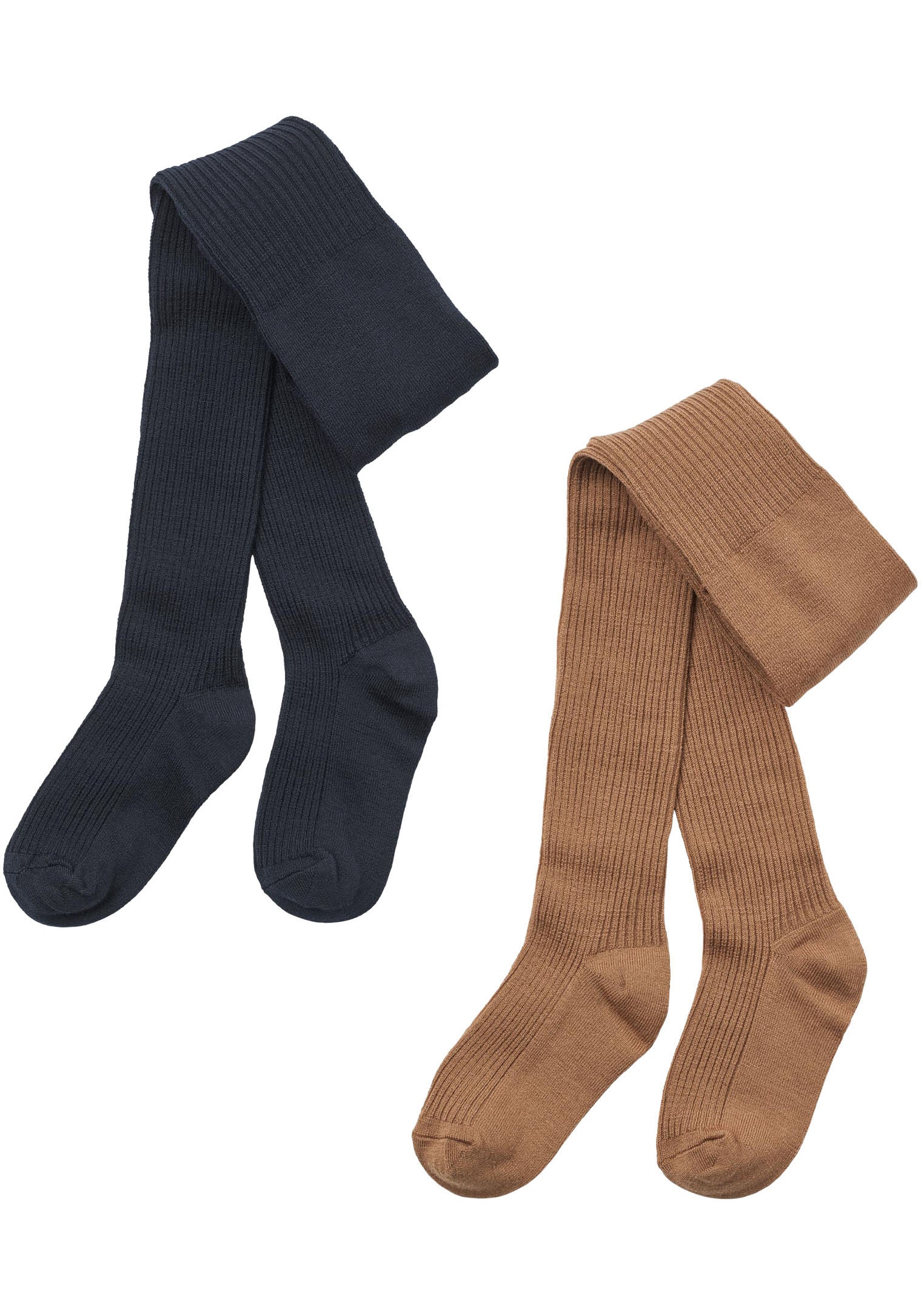 WHEAT Strickstrumpfhose »2 pk Wool Rib Tights Robin« Packung, 2 Stk. tlg.