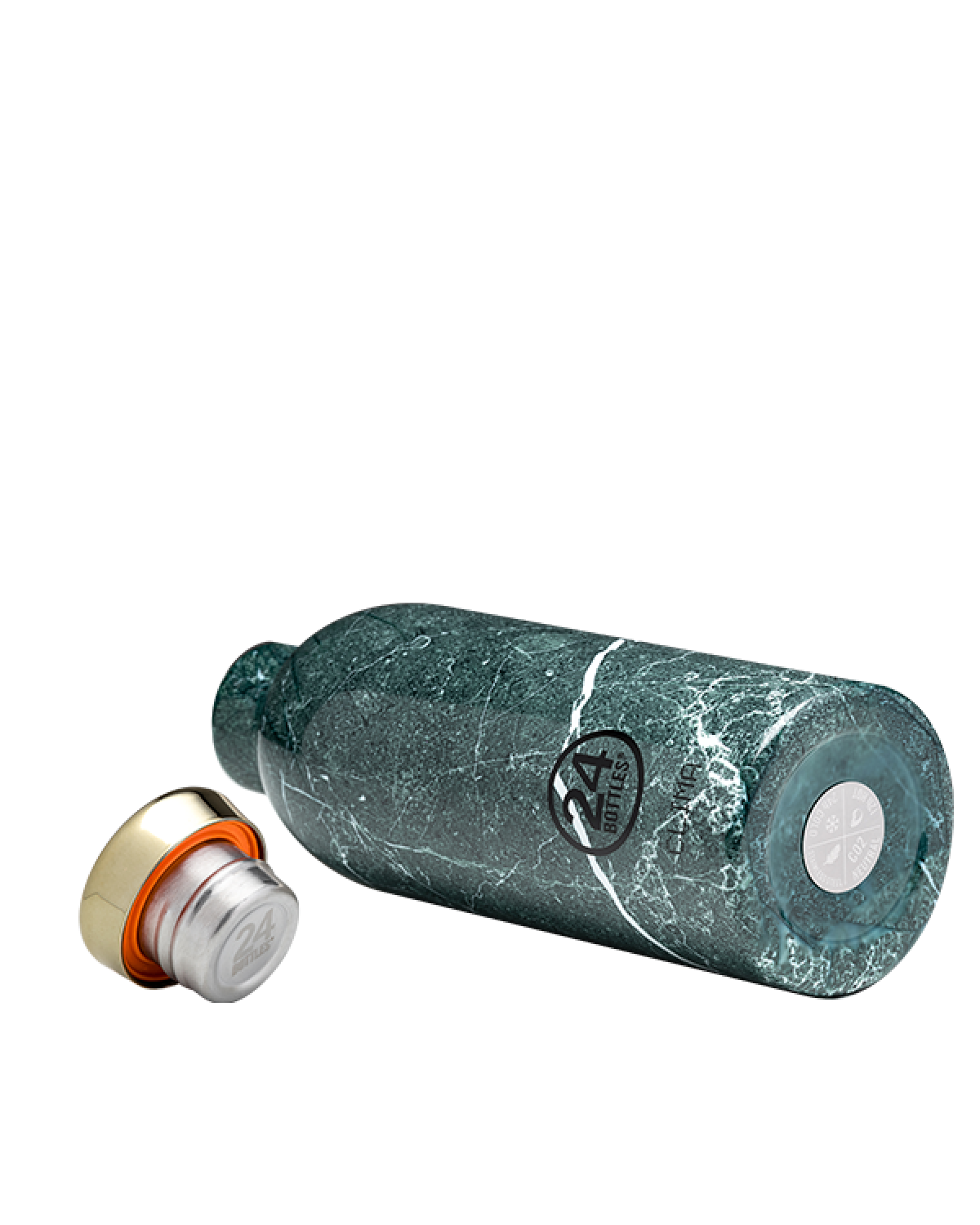 24 Bottles Thermosflasche  Clima 500ml Green Marble