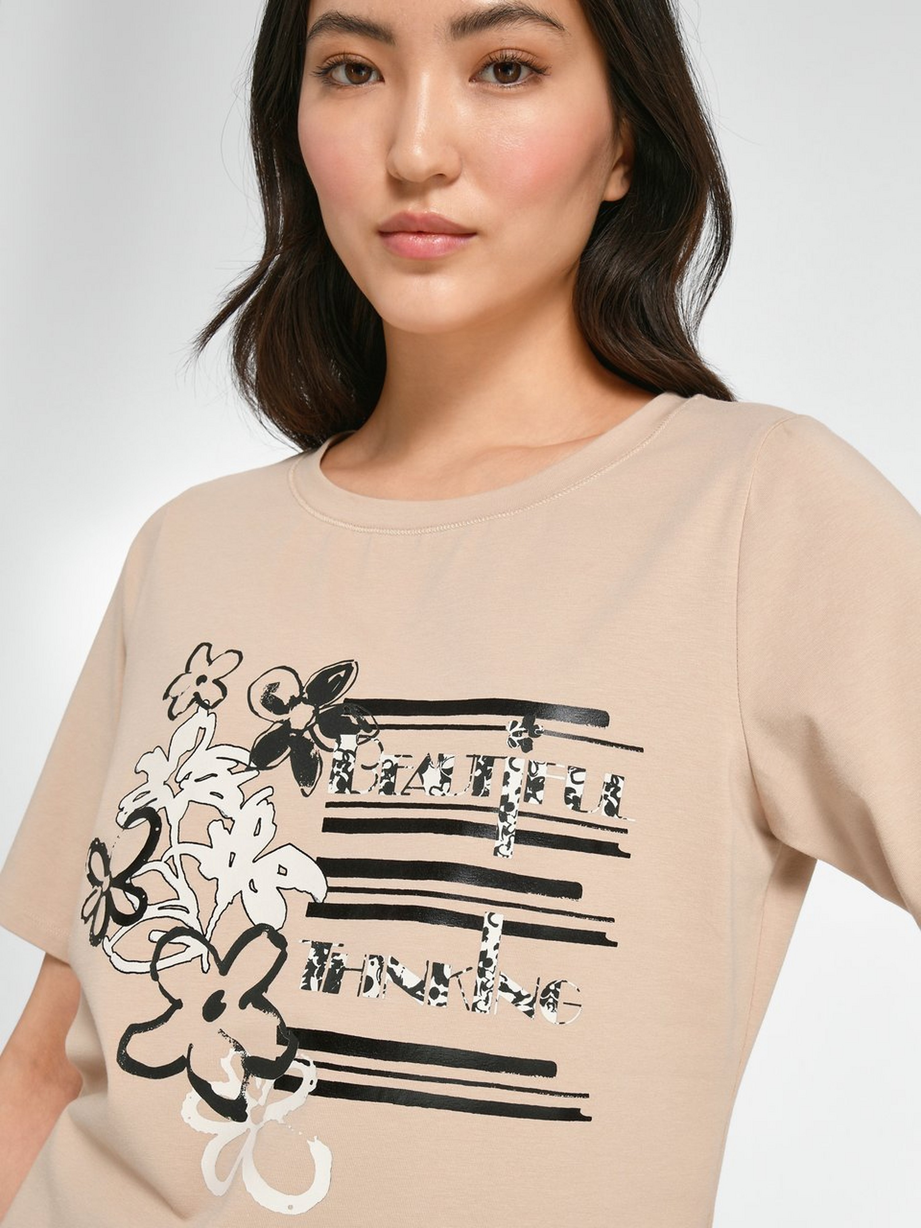 Rundhals-Shirt