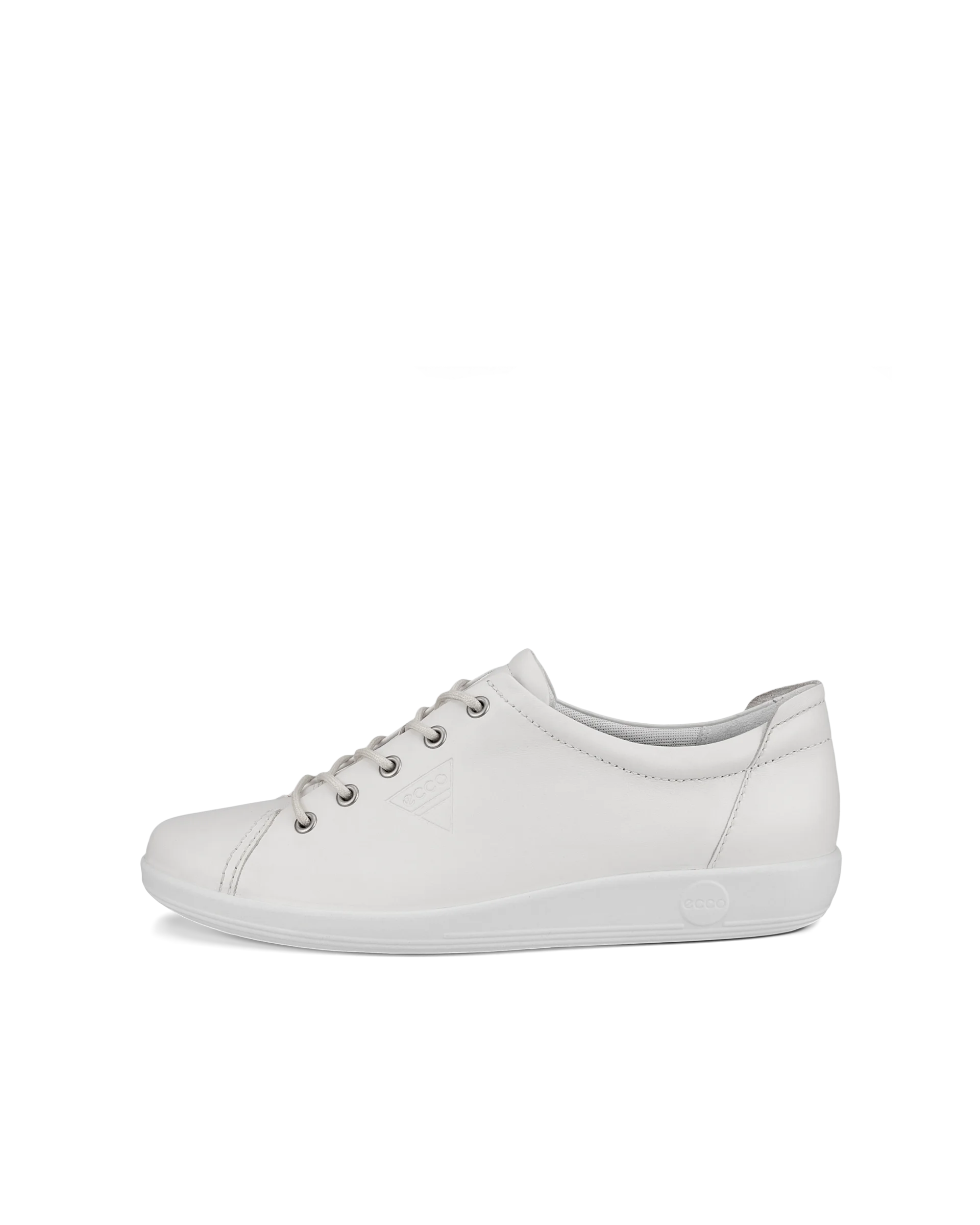 ECCO SOFT 2.0 Damen Ledersneaker Weiß