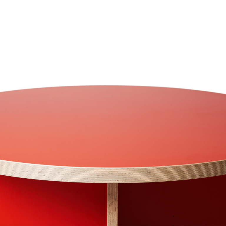HKliving Dining Table eettafel Ø130 Cream