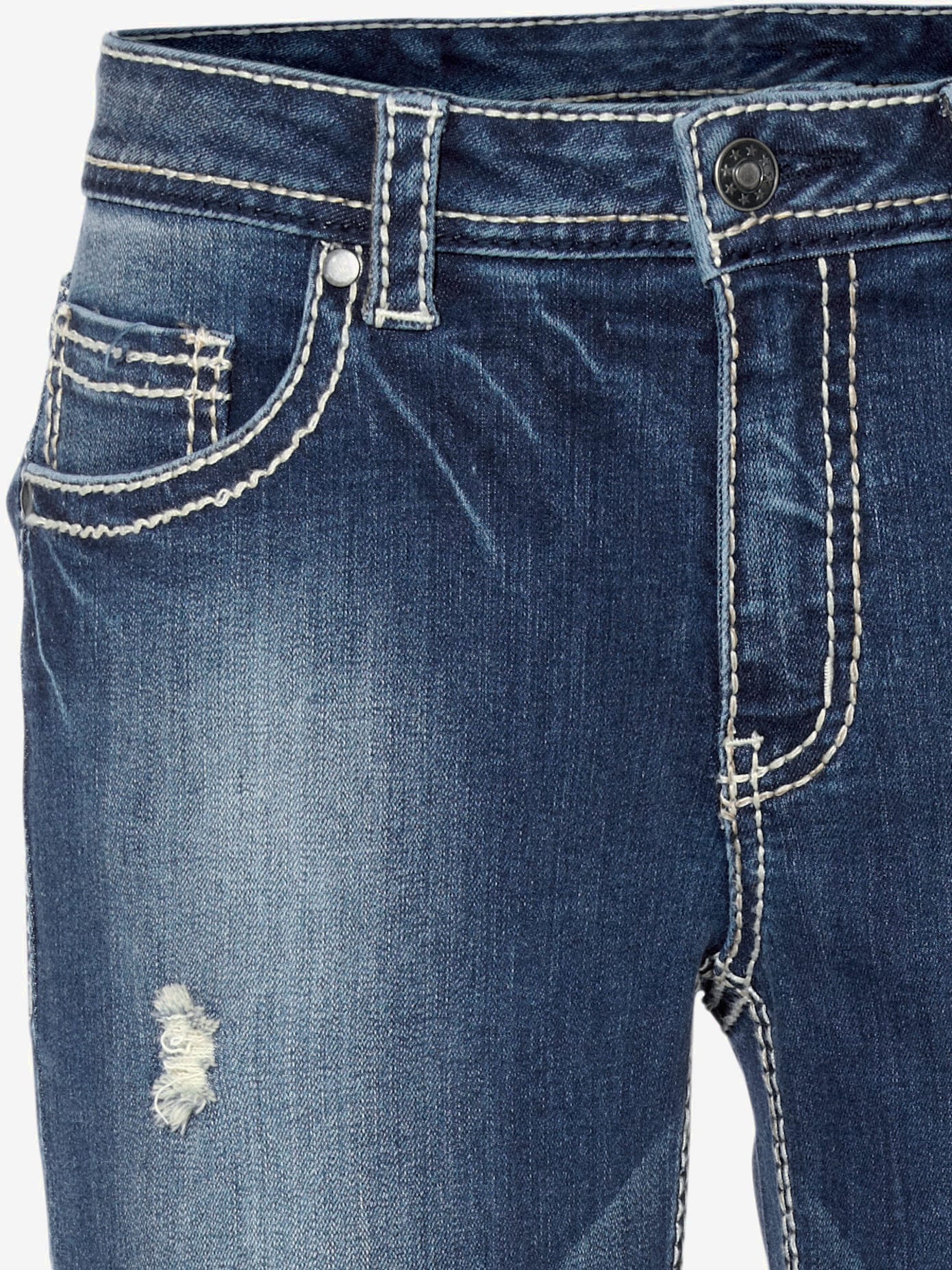 Corsaire en jean coupe skinny