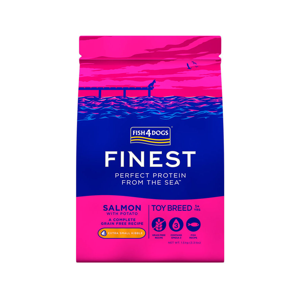 Fish4Dogs Finest Toy Breed Complete - Zalm Extra Kleine Brok