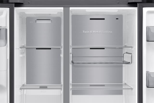 Samsung side-by-side RS90F66BETEF (rustfrit stål)