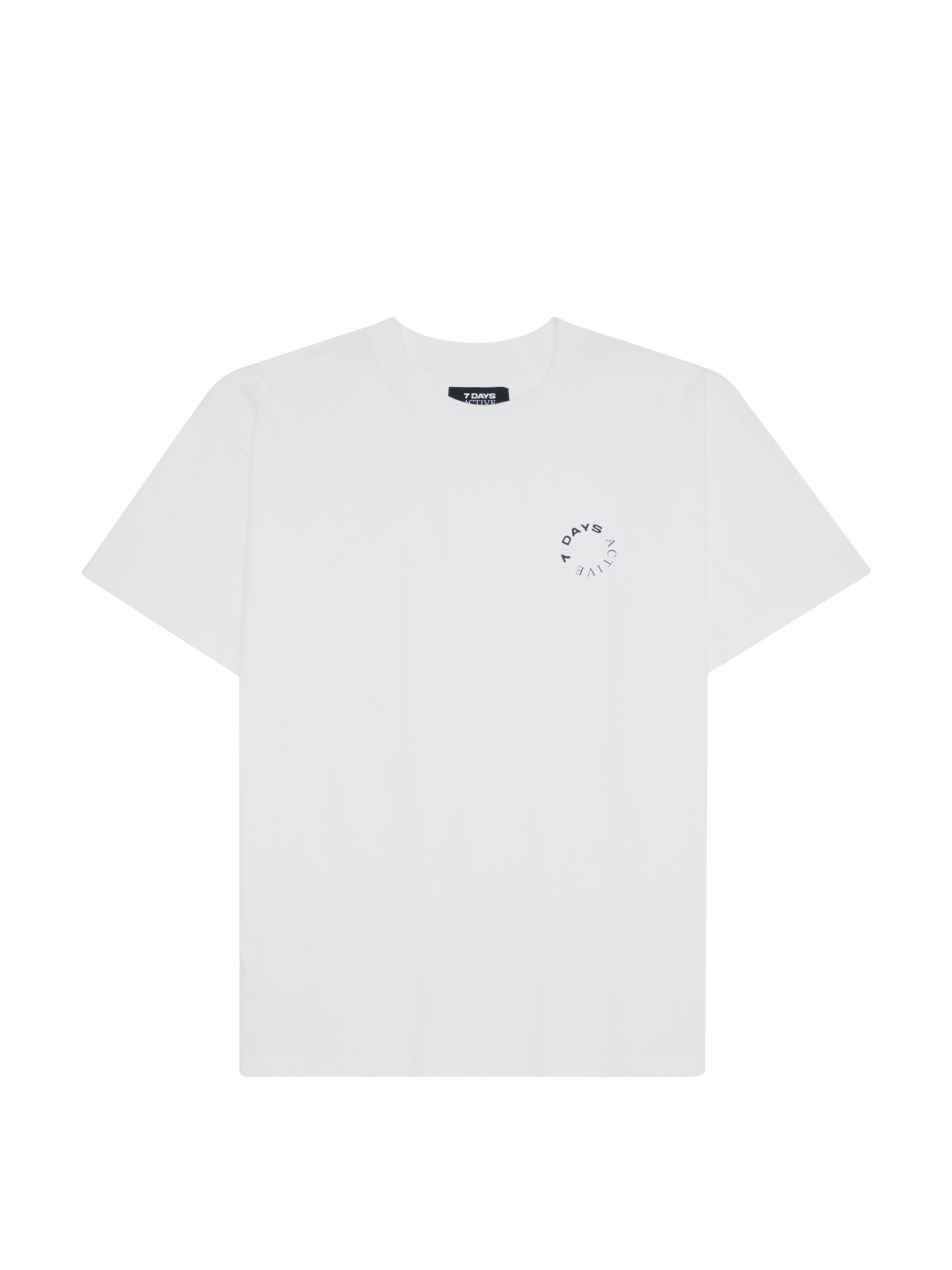 7 DAYS ACTIVE  Organic Regular t-shirt - Bright White